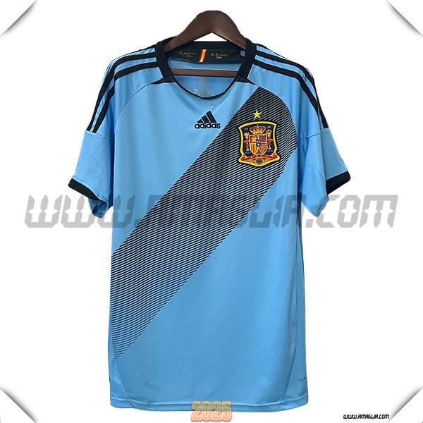 Seconda Maglia Retro Spagna 2012 Blu