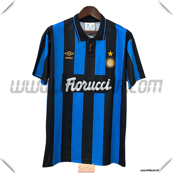 Terzo Maglia Retro Inter Milan 1992/1994 Nero/Blu