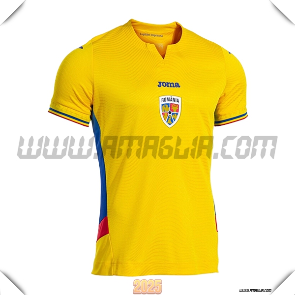 Nuovo Maglia Squadra Romania Prima 2025 2026 GIALLO