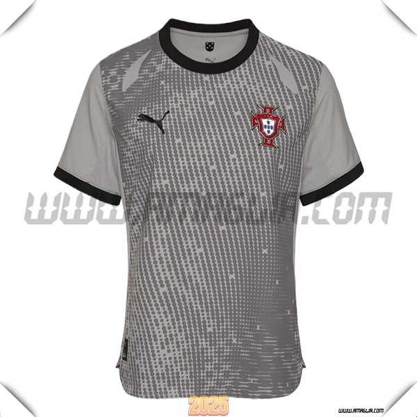Nuovo Maglia Squadra Portiere Portogallo 2025 2026 Grigio
