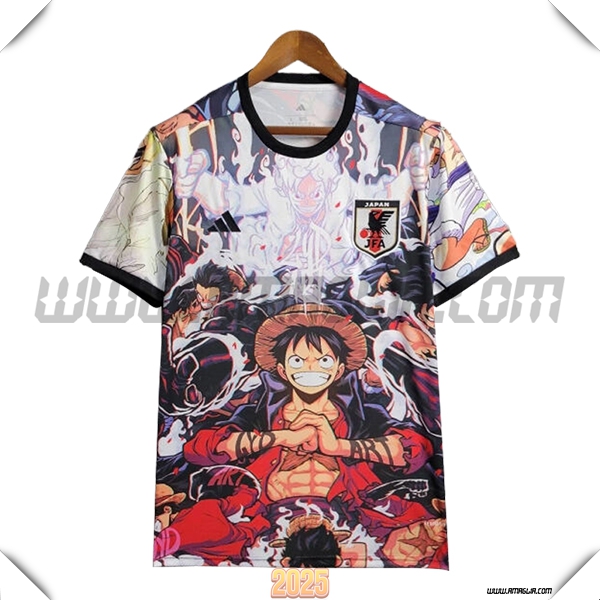Maglia Squadra Giappone Edizione Speciale 2025 2026 Bianco