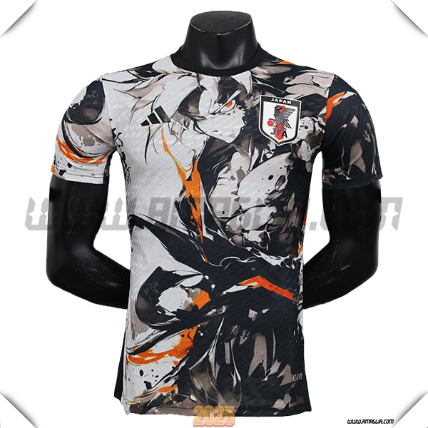 Maglia Squadra Giappone Edizione Speciale 2025 2026 Nero/Bianco
