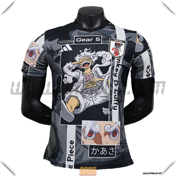 Maglia Squadra Giappone Edizione Speciale 2025 2026 Nero/Bianco