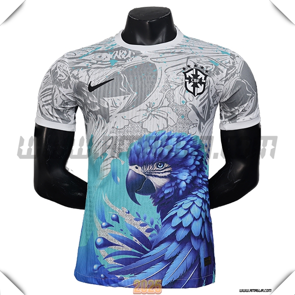Maglia Squadra Brasile Edizione Speciale 2025 2026 Bianco/Blu