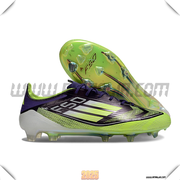 Adidas Scarpe Da Calcio F50 ELITE FG Verde/Nero/viola