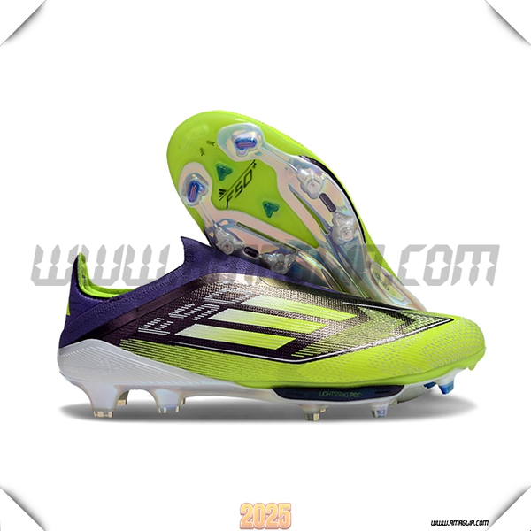 Adidas Scarpe Da Calcio F50+ FG Verde/Nero/viola
