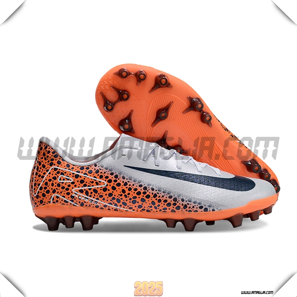 Nike Scarpe Da Calcio AIR ZOOM MERCURIAL VAPOR XVI ACADEMY X MBAPPE AG Grigio/Arancia/Nero