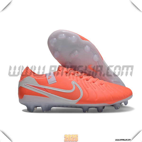 Nike Scarpe Da Calcio Tiempo Legend X Elite FG Arancia/Grigio