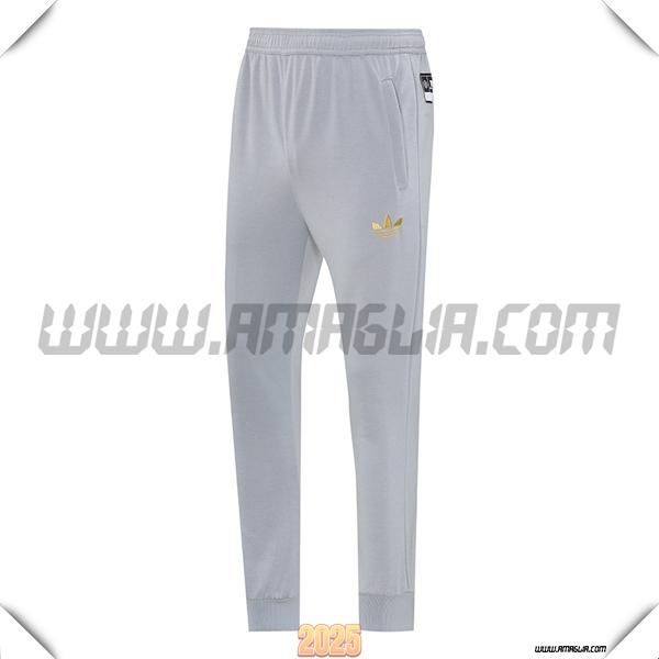 Pantaloni Allenamento Manchester United Grigio 2025 2026
