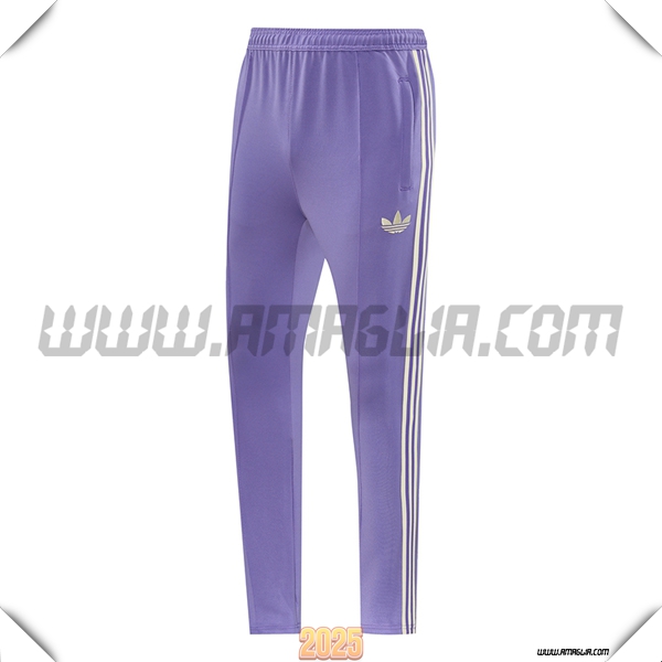 Pantaloni Allenamento Real Madrid Viola/Beige 2025 2026