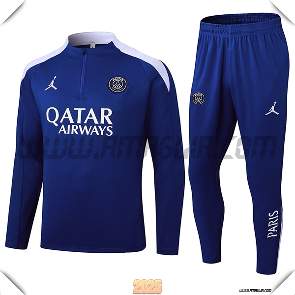 Tuta Calcio PSG Blu/Bianco 2025 2026