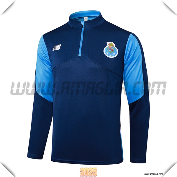 Felpa Allenamento FC Porto Blu Reale 2025 2026