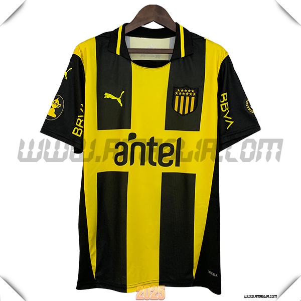 Nuovo Maglia da Penarol Prima 2025 2026 GIALLO/Nero