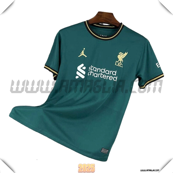 Maglia Calcio FC Liverpool Edizione Speciale 2025 2026 Verde