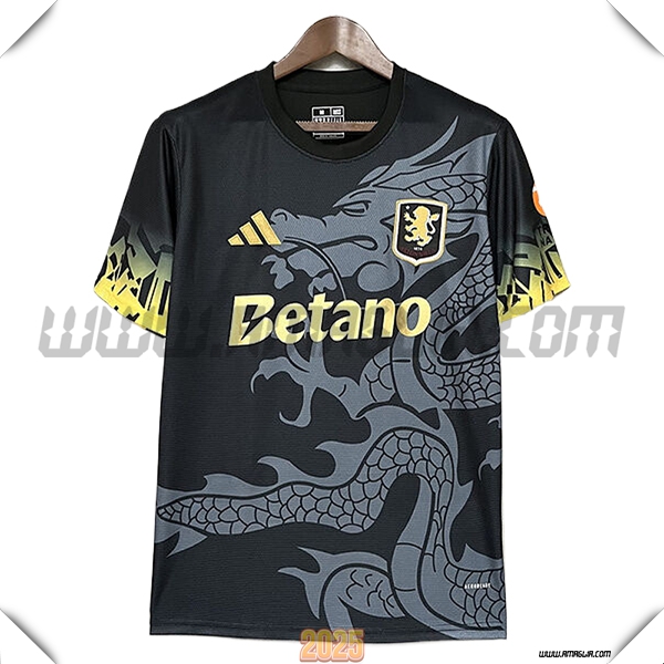 Maglia Calcio Aston Villa Edizione Speciale 2025 2026 Nero
