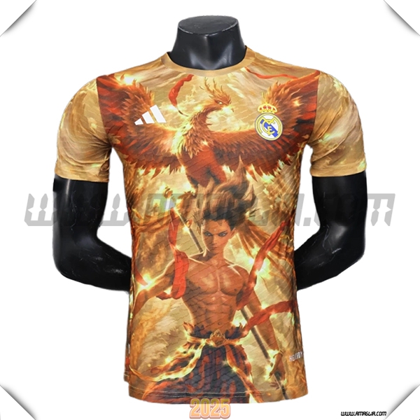 Maglia Calcio Real Madrid Edizione Speciale 2025 2026 Arancia