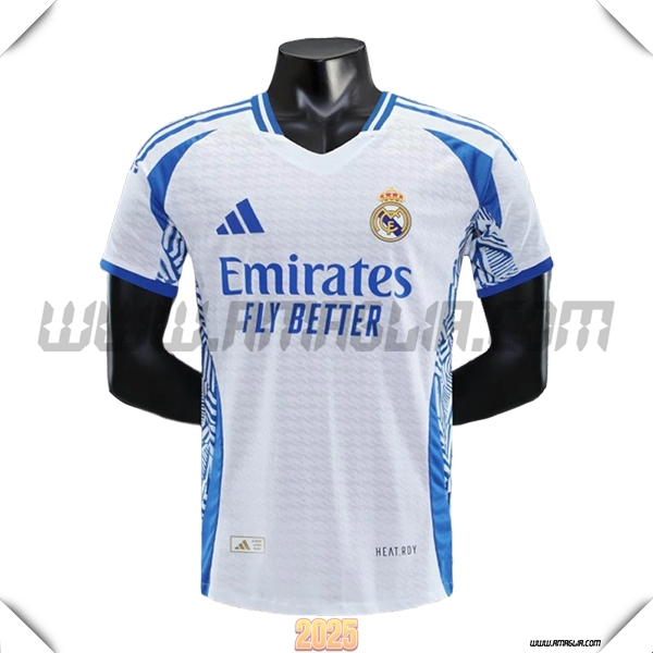 Maglia Calcio Real Madrid Edizione Speciale 2025 2026 Blu/Bianco