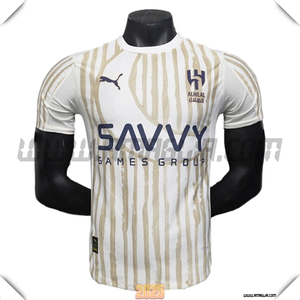 Seconda Maglia Calcio Al-Hilal 2025 2026 Bianco