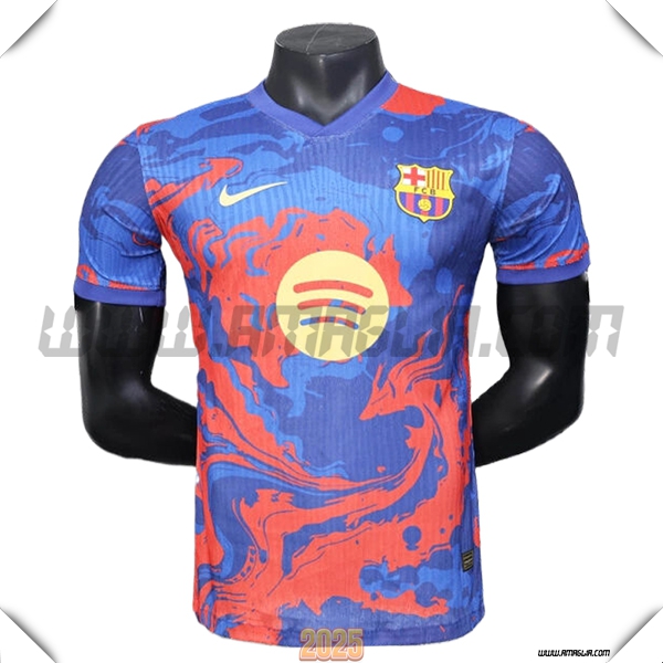 Maglia Calcio FC Barcellona Edizione Speciale 2025 2026 Rossa/Blu