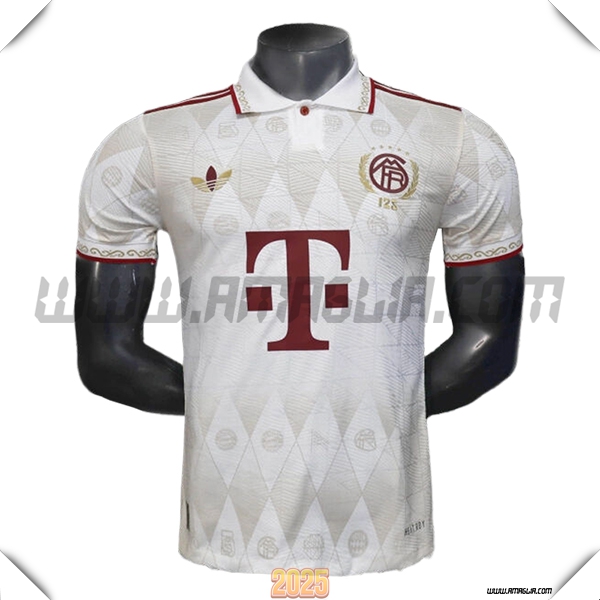 Maglia Calcio Bayern Monaco Edizione Speciale 2025 2026 Bianco