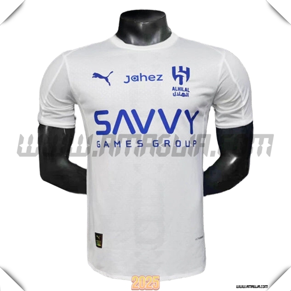 Seconda Maglia Calcio Al-Hilal 2025 2026 Bianco