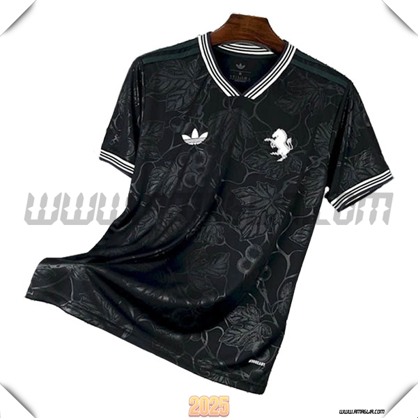 Terzo Maglia Calcio Juventus Versione Trapelata 2025 2026 Nero