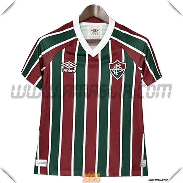 Nuovo Maglia da Fluminense Donne Prima 2025 2026 Rossa/Verde/Bianco