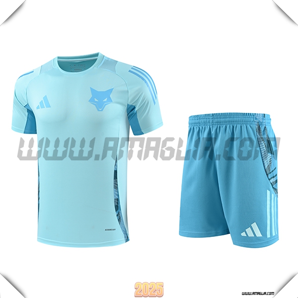 Kit Maglia Allenamento Cruzeiro Azzurro 2025 2026