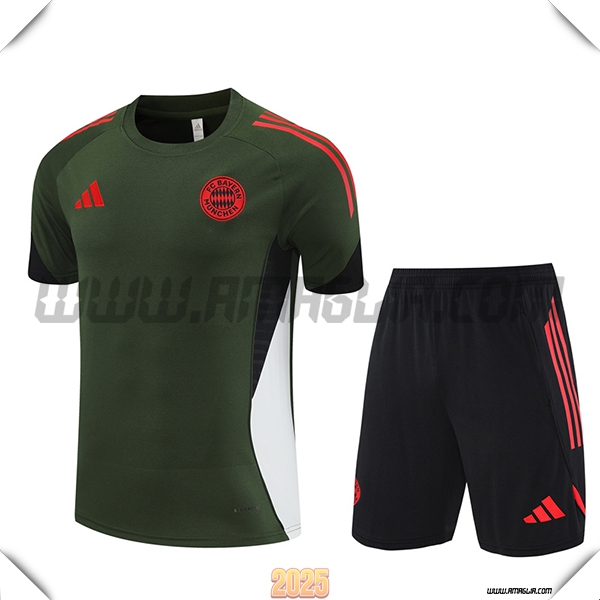 Kit Maglia Allenamento Bayern Monaco Verde 2025 2026