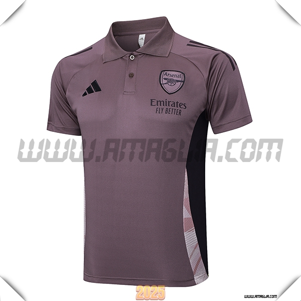 Maglia Polo Arsenal viola/Nero 2025 2026