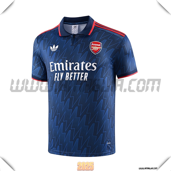 Maglia Polo Arsenal Blu 2025 2026