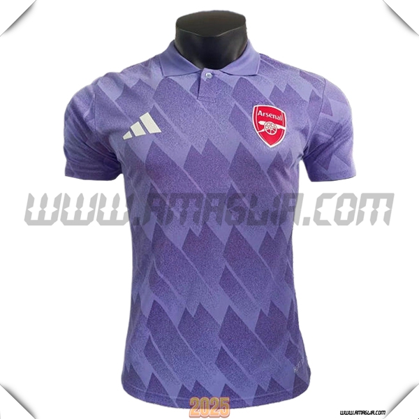 Maglia Polo Arsenal viola 2025 2026