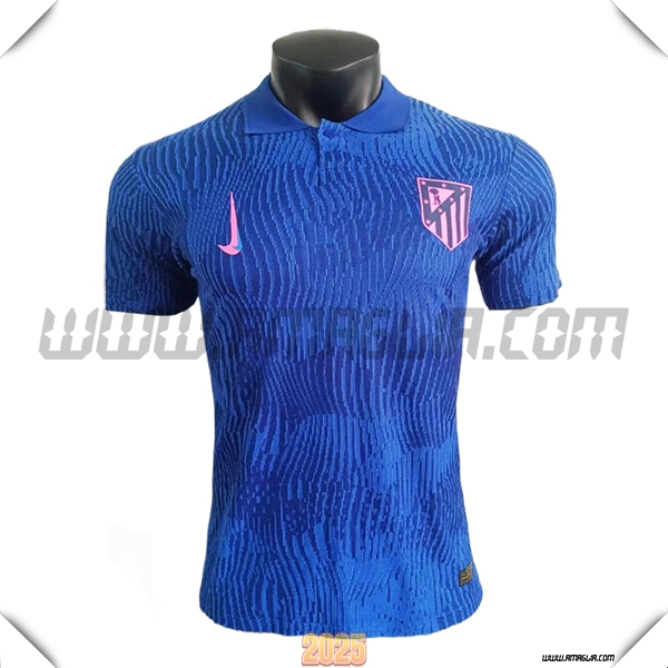 Maglia Polo Atletico Madrid Blu 2025 2026