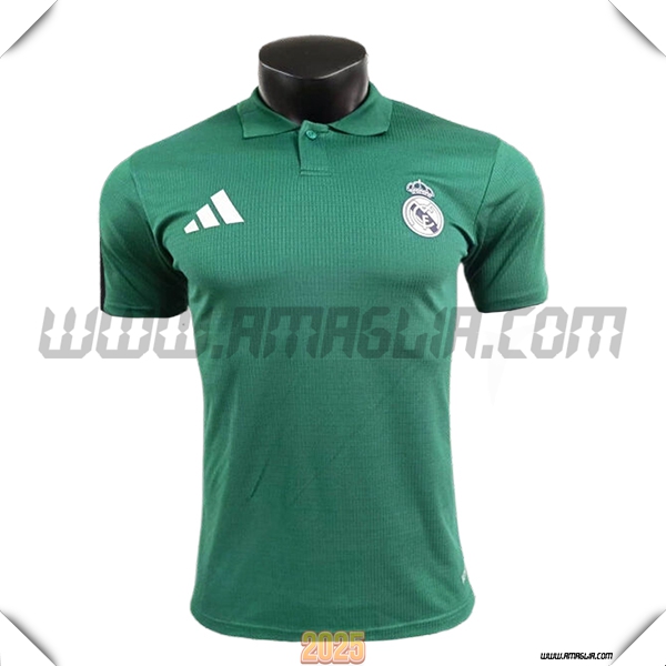 Maglia Polo Real Madrid Verde 2025 2026