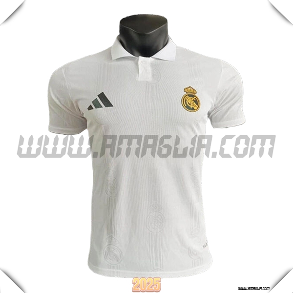 Maglia Polo Real Madrid Bianco 2025 2026 -03
