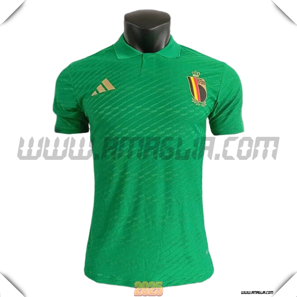 Maglia Polo Belgio Verde 2025 2026