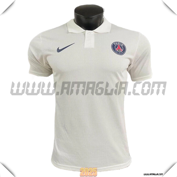 Maglia Polo PSG Bianco 2025 2026