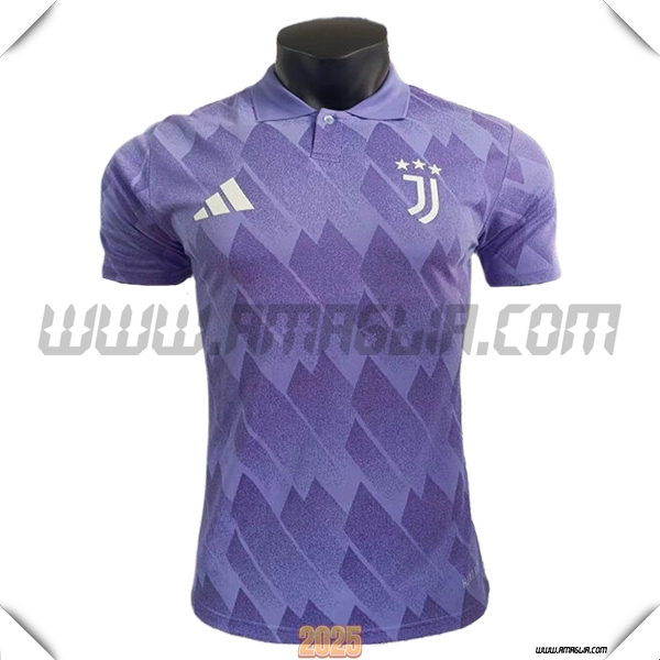 Maglia Polo Juventus viola 2025 2026 -02