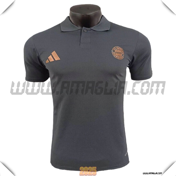 Maglia Polo Bayern Monaco Grigio 2025 2026