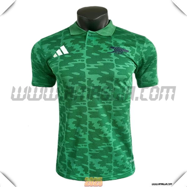 Maglia Polo Arsenal Verde 2025 2026
