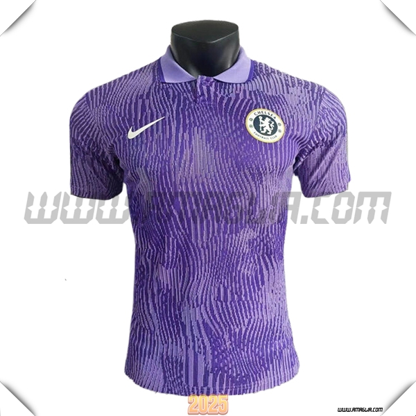 Maglia Polo FC Chelsea viola 2025 2026