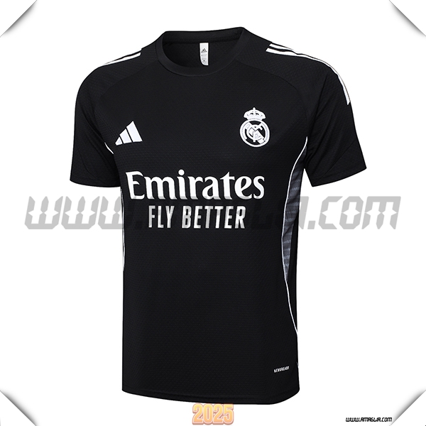 T Shirt Allenamento Real Madrid Nero/Grigio 2025 2026