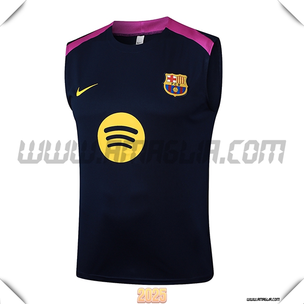 Canotta Allenamento FC Barcellona Blu Reale 2025 2026