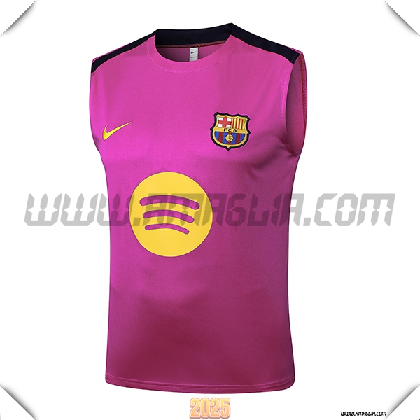 Canotta Allenamento FC Barcellona viola 2025 2026