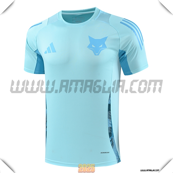 T Shirt Allenamento Cruzeiro Azzurro 2025 2026