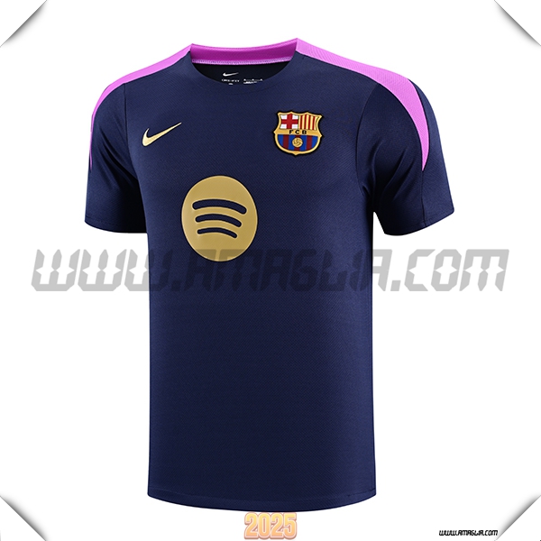 T Shirt Allenamento FC Barcellona Blu Reale 2025 2026