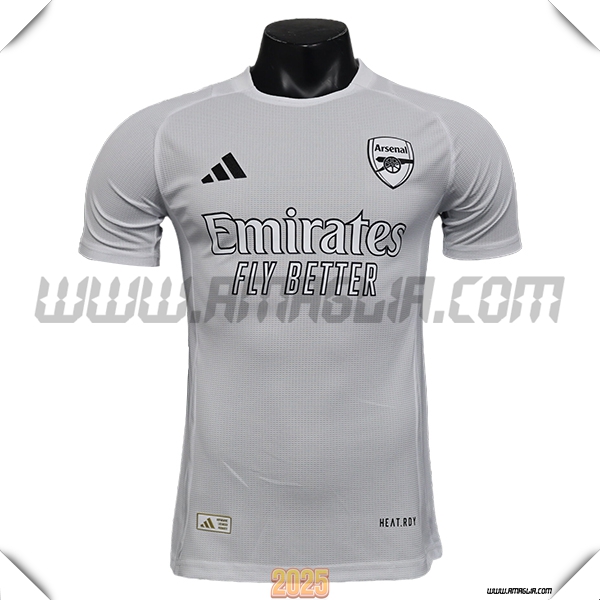 T Shirt Allenamento Arsenal Bianco 2025 2026
