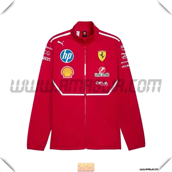 Giacca Scuderia Ferrari F1 Team Rosso 2025