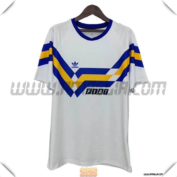 Seconda Maglia Retro Boca Juniors 1990/1991 Bianco/Blu/GIALLO