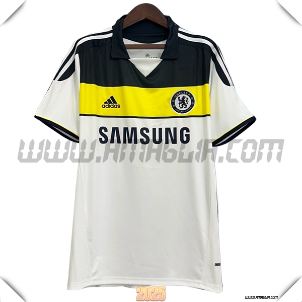 Seconda Maglia Retro FC Chelsea 2011/2012 Bianco/Nero/GIALLO